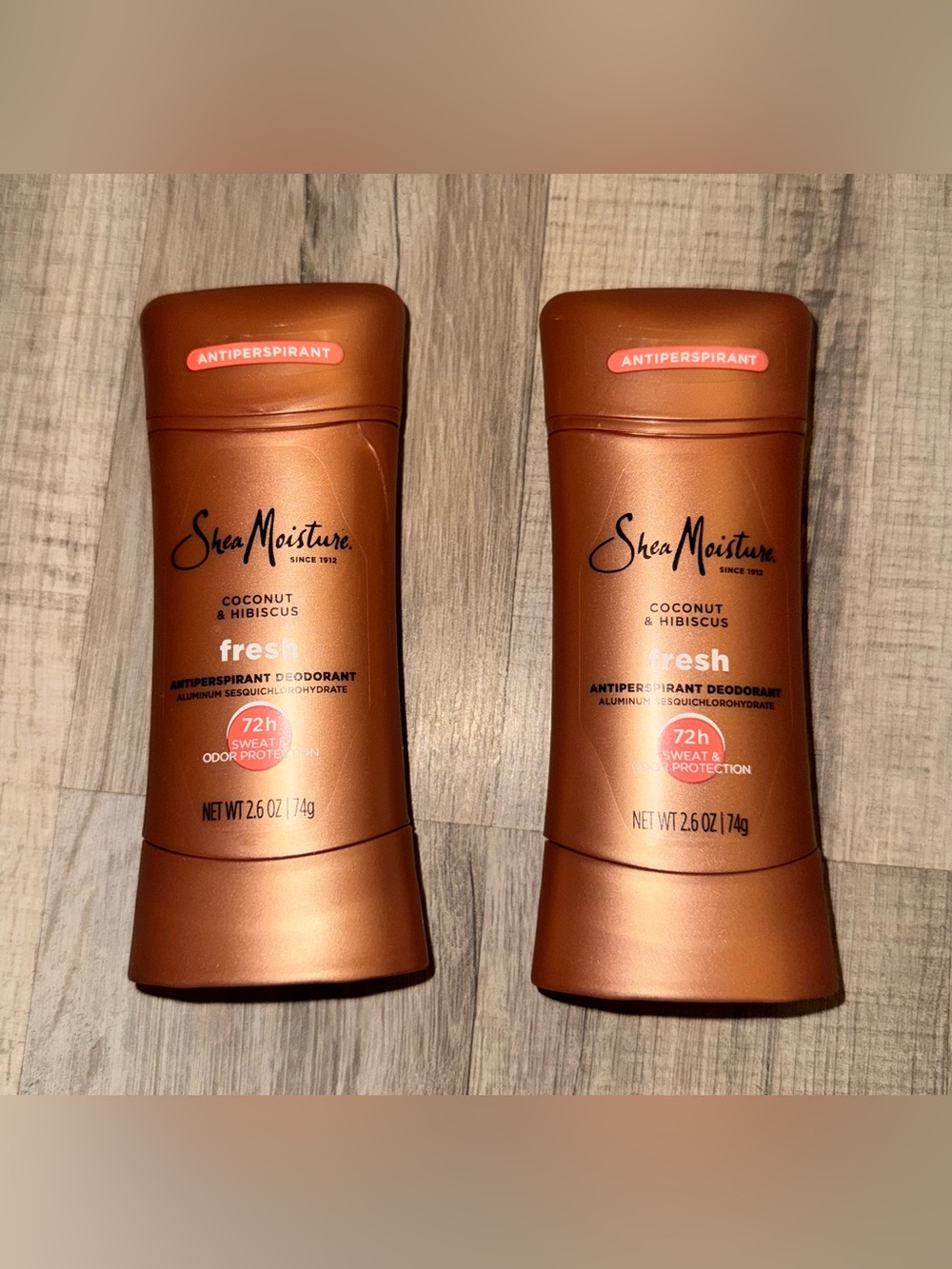 Shea Moisture Coconut & Hibiscus Antiperspirant Deodorant 2pk